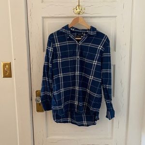 madewell flannel button down